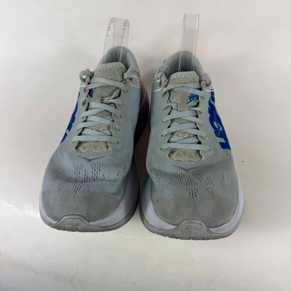 Hoka One One Carbon x Sneakers Women's 9 Gray Lace-Up Athletic Running Shoes - Picture 4 of 10